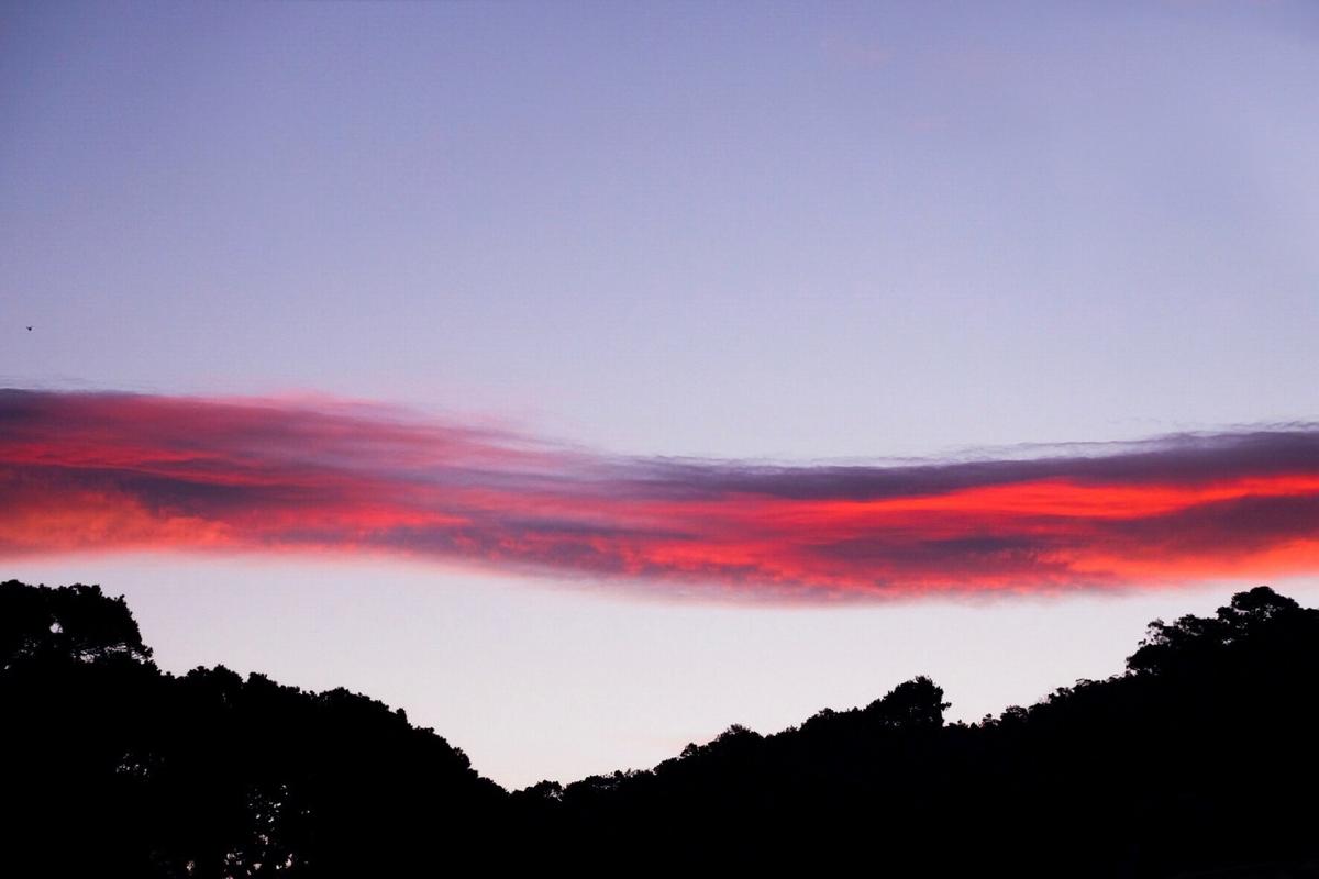 India Jade Hilton;The long Cloud;Hahei sunset, looking like something out of a dream