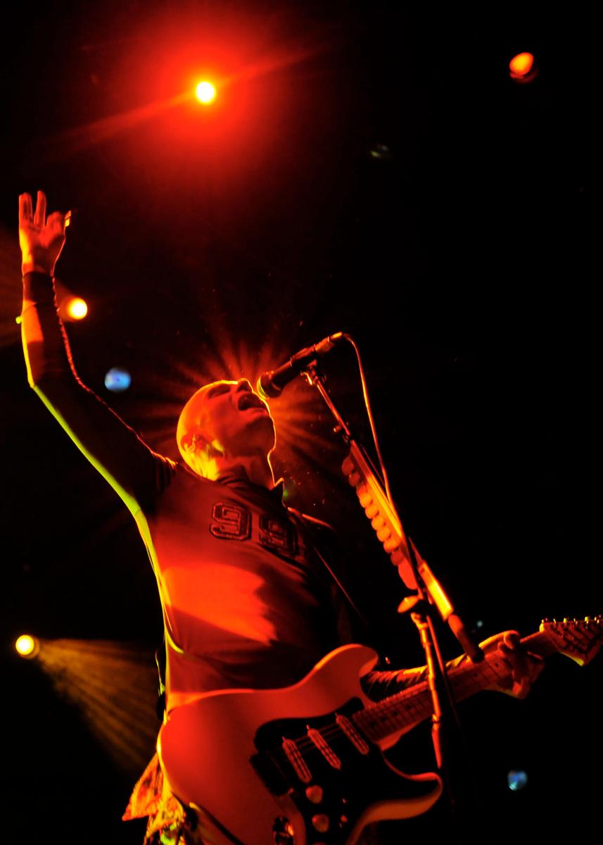 Craig Baxter; Smashing Pumpkins Christchurch 2008;Smashing Pumpkins frontman Billy Corgan performs in Christchurch March 2008