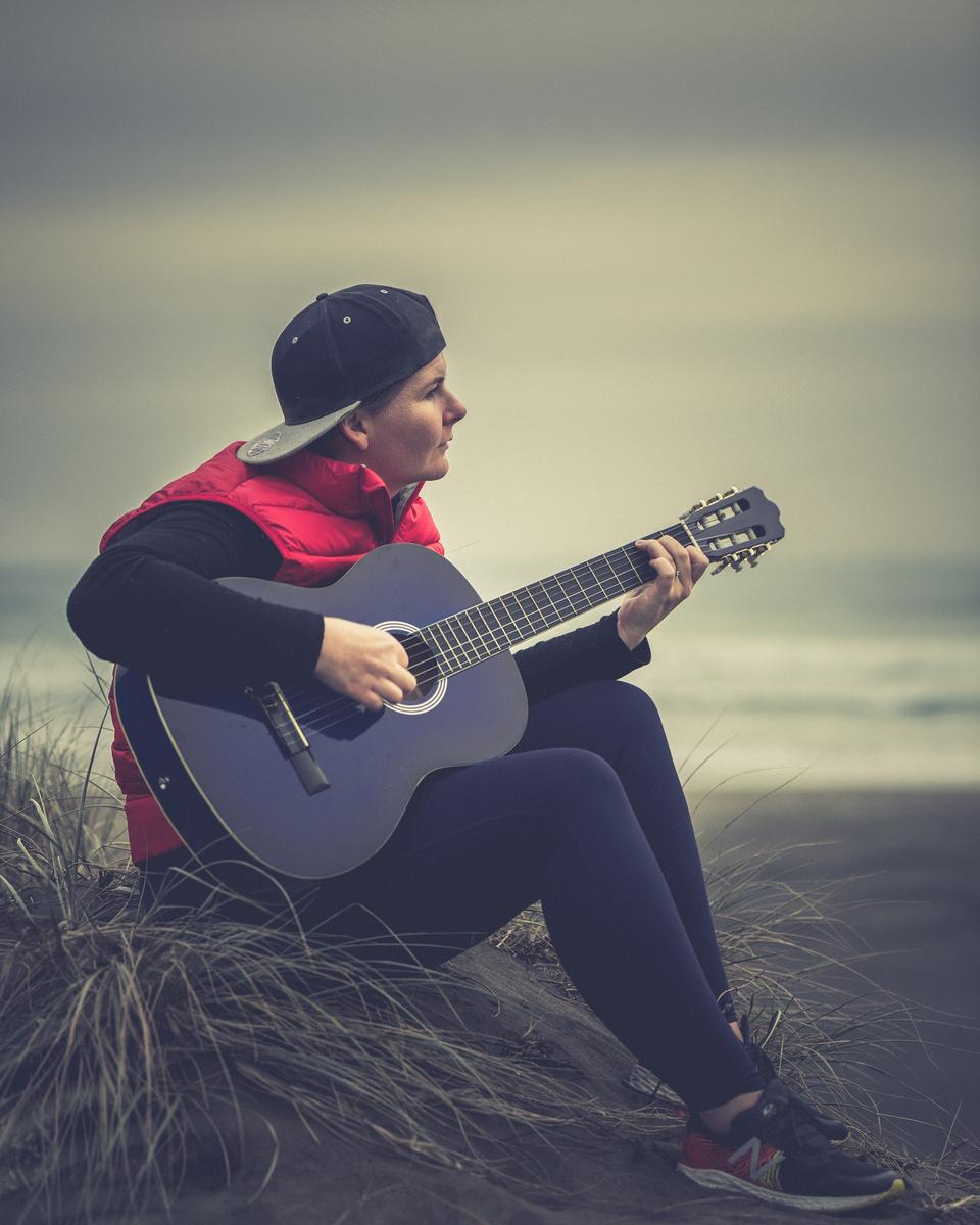 Paul Belli; Beach vibes; Piha is an awesome place, it has that spiritual arts vibe to it, perfect place to practice.