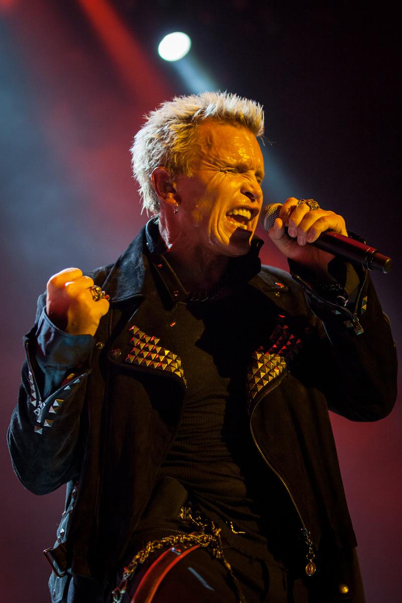 Stella Gardiner; Billy Idol at Vector Arena in Auckland.;This was by far one of the best rock gigs ever!