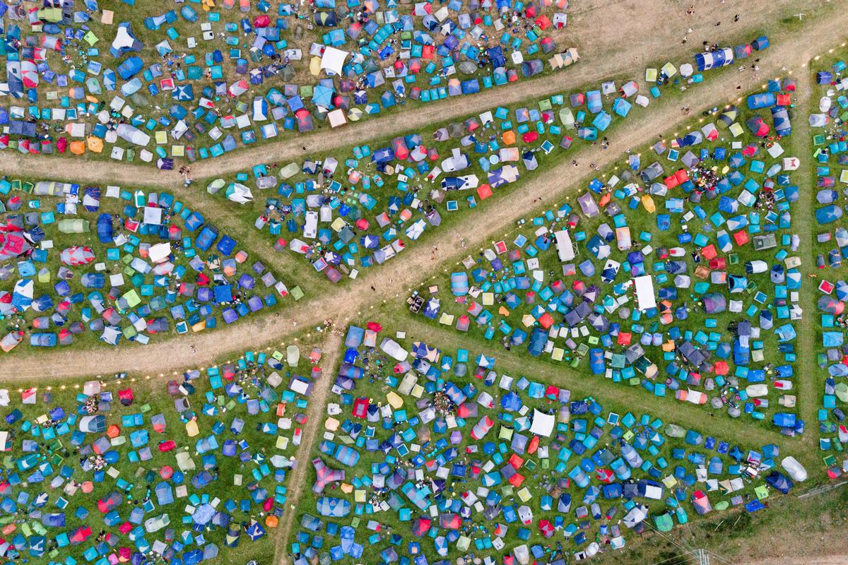 lucas perelini; Tent City; The campground of Rhythm & Alps 2020. 30\12\20