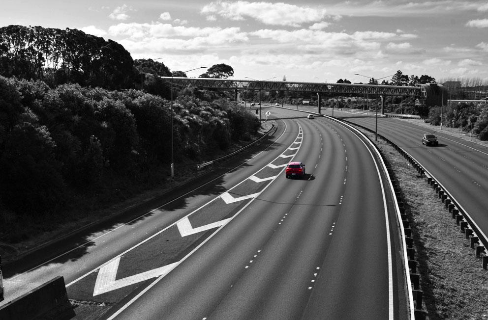 Goina;Auckland Northern Motorway;Photo taken 21 September around 3.45pm