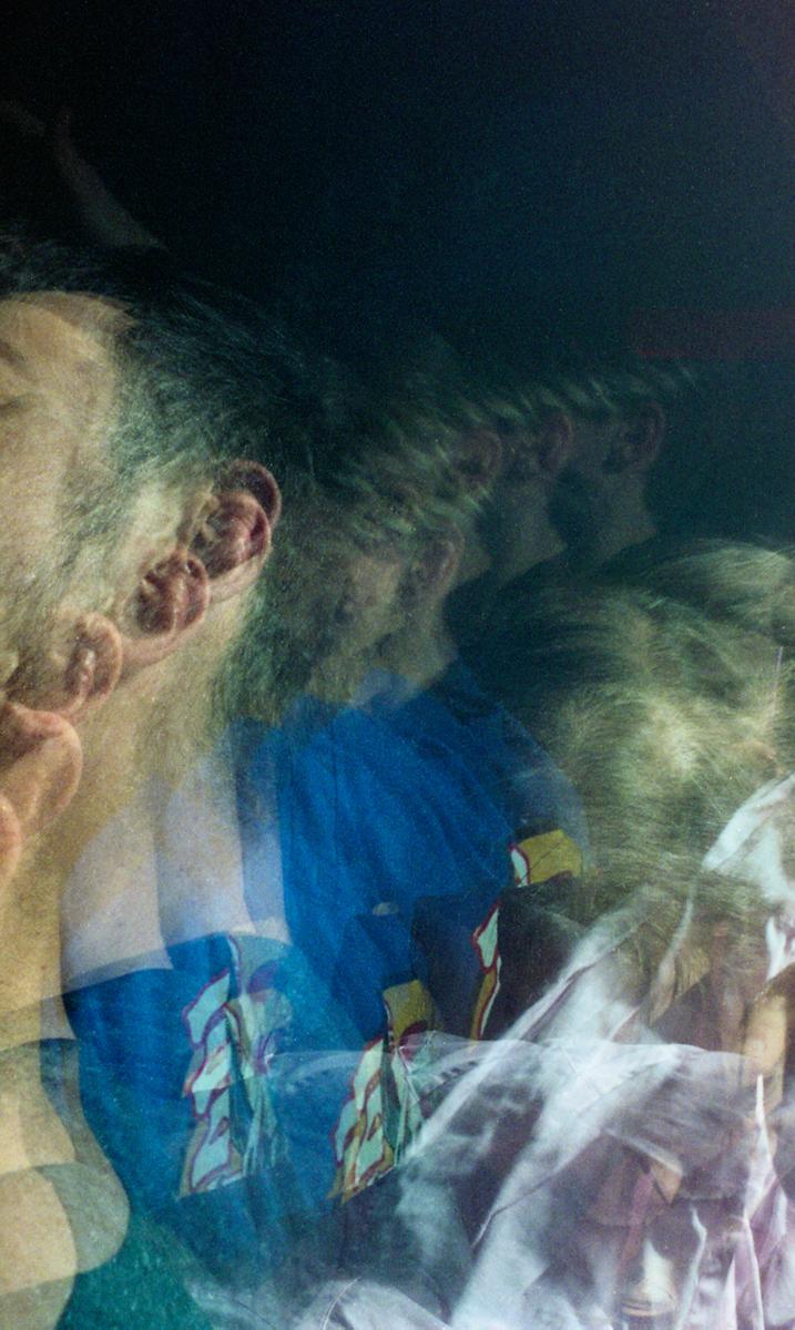 Iolo Adams; Strobe; Portrait shot during a strobe light effect in Club121.
