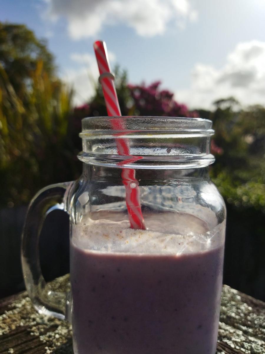 Kate Lim;On the deck with my smoothie!;This is what I make for myself everyday after school.  It freshens me up.