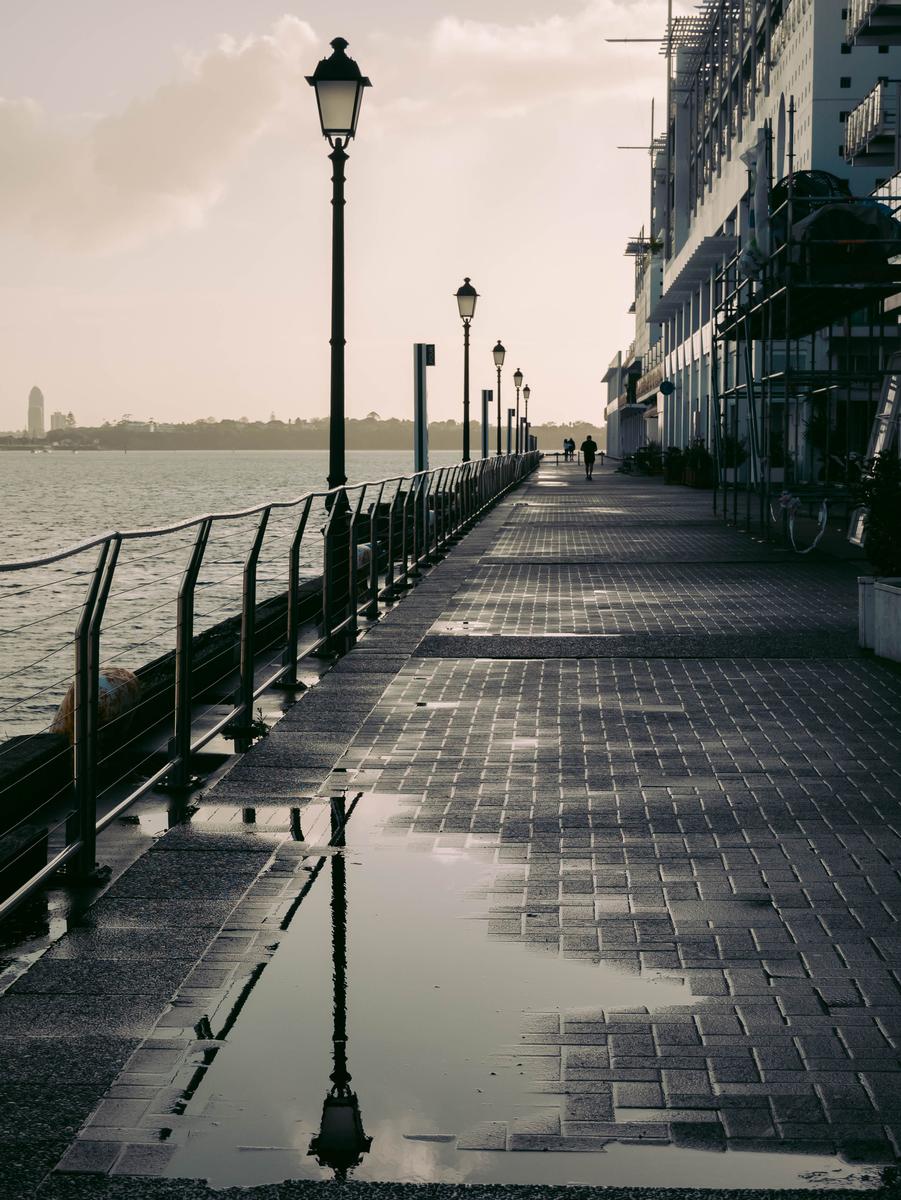Alex Beattie;Waterfront by dusk