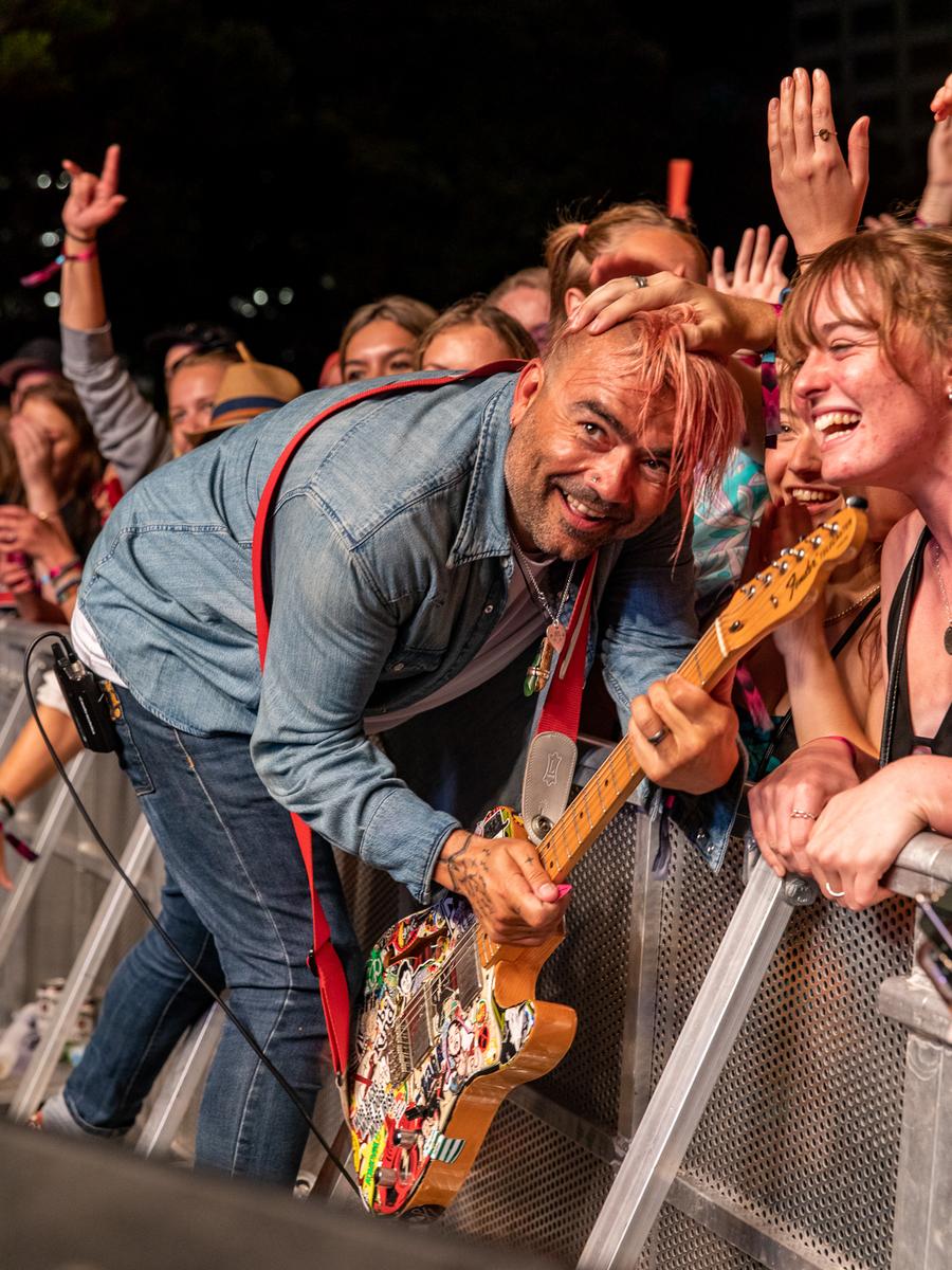 Playing alongside Gin Wigmore and getting up close to the crowd at Homegrown 2023