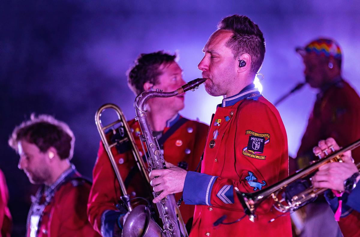 Performing at Womad 23,  New Plymouth