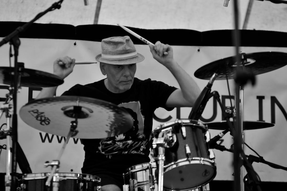 Rehaab drummer at NZ Blues & BBQs Festival 2022