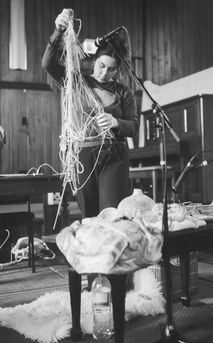 Abigail Aroha Jensen at Outlier Fest 2022, Matinee show at Auckland Unitarian Church