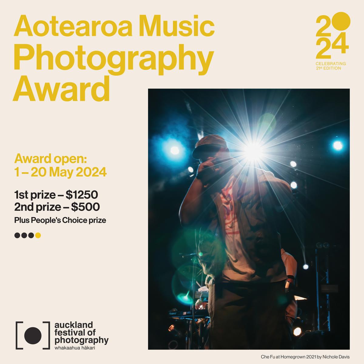 2024 Aotearoa Music Photo Award promo