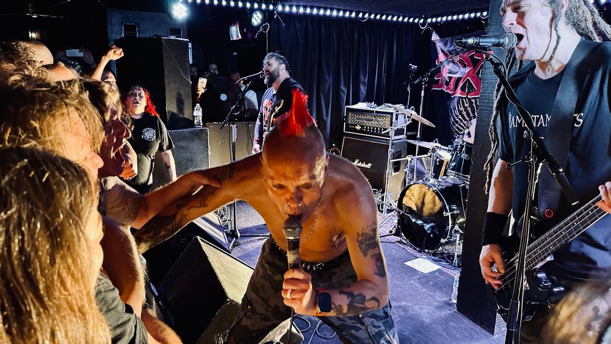 Aaron Christiansen;The Exploited, Whammy Bar, November 24th 2023