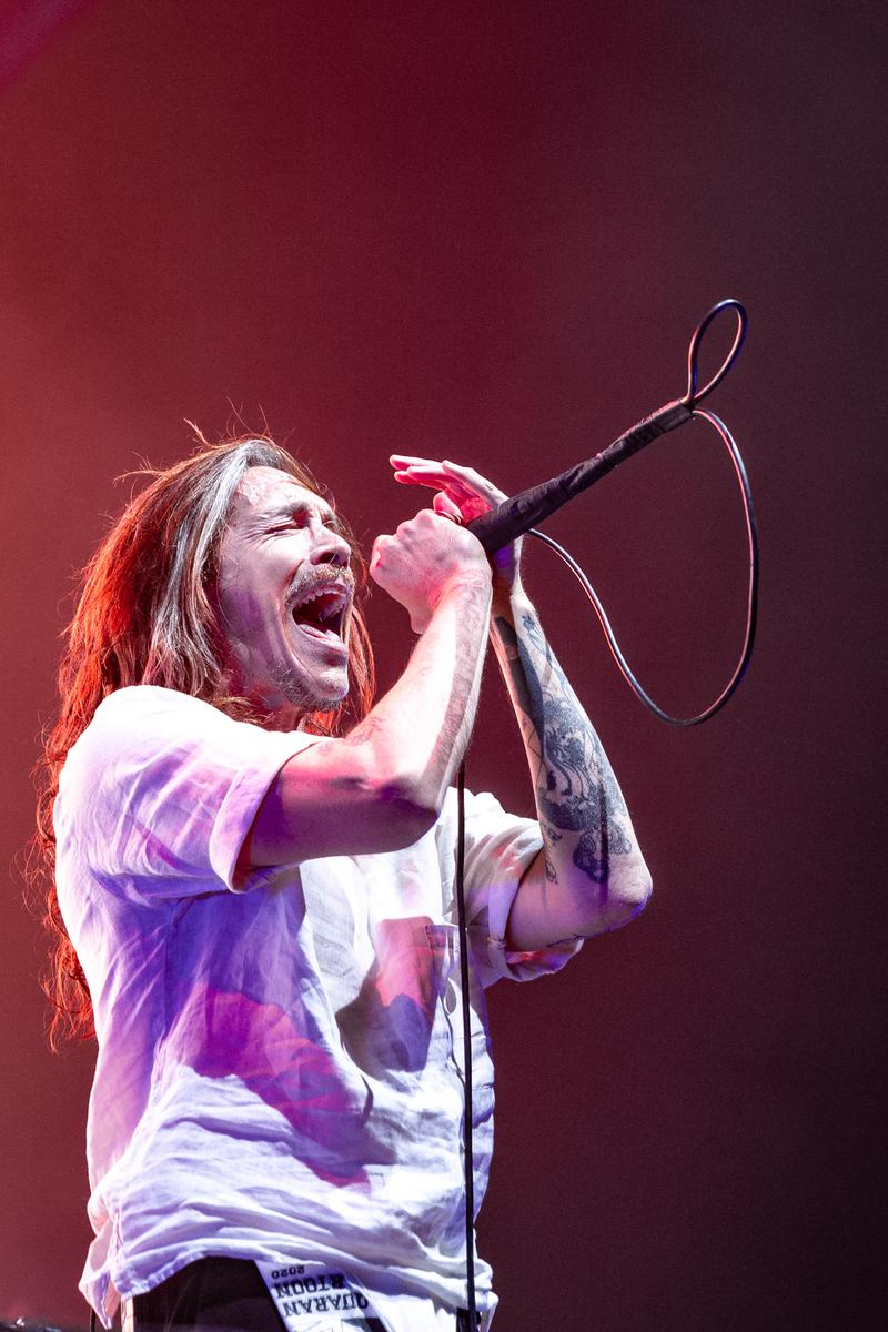 Bevan Triebels;Brandon Boyd Incubus;Brandon Boyd from Incubus showing he can still belt out the hits.