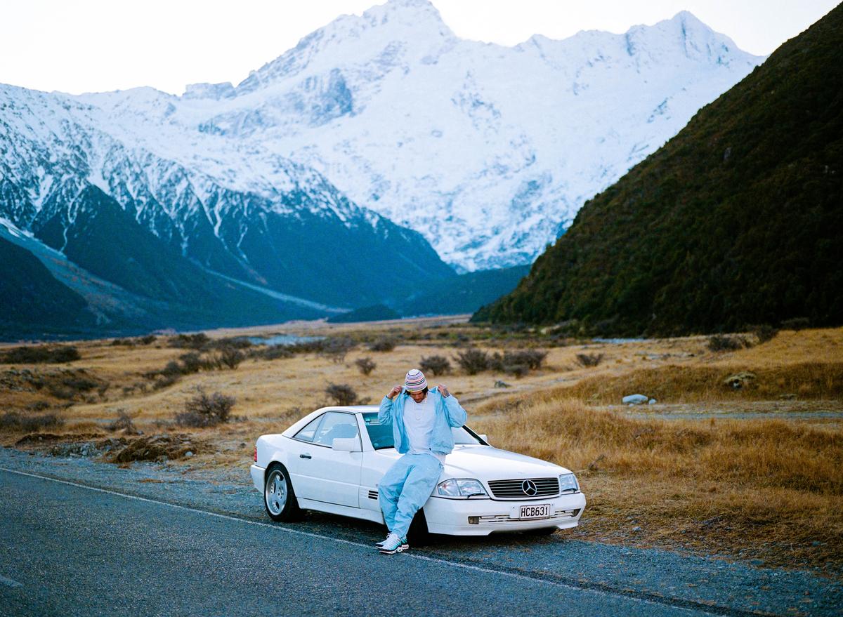 Connor Pritchard;SL in the Snow;NZ Hip Hop Artists Debut Album cover photo