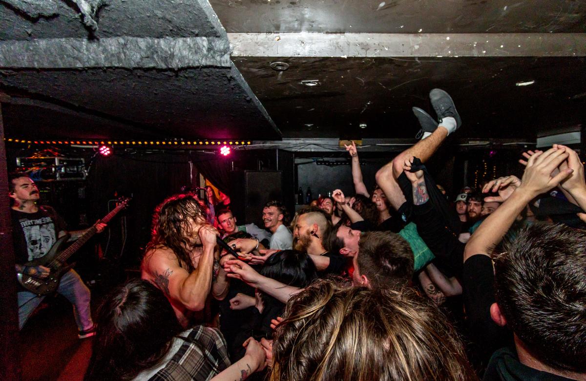 Jessica Barnes;Crowd Surfing Chaos;Silent Planet   The Whammy Bar 2023