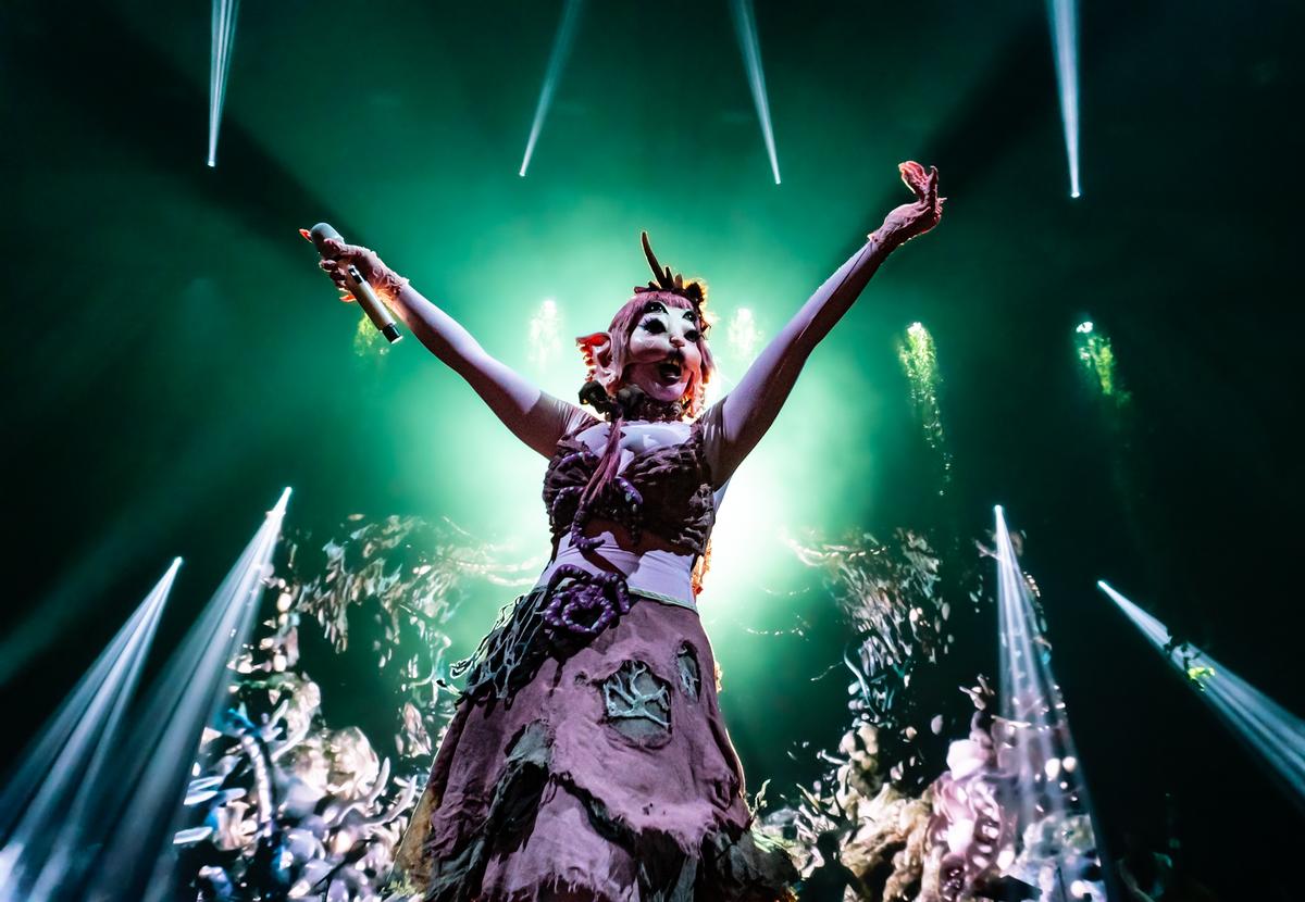 Shelley Te Haara; Melanie Martinez @ Spark Arena;A colourful life in the forest that we all dream about