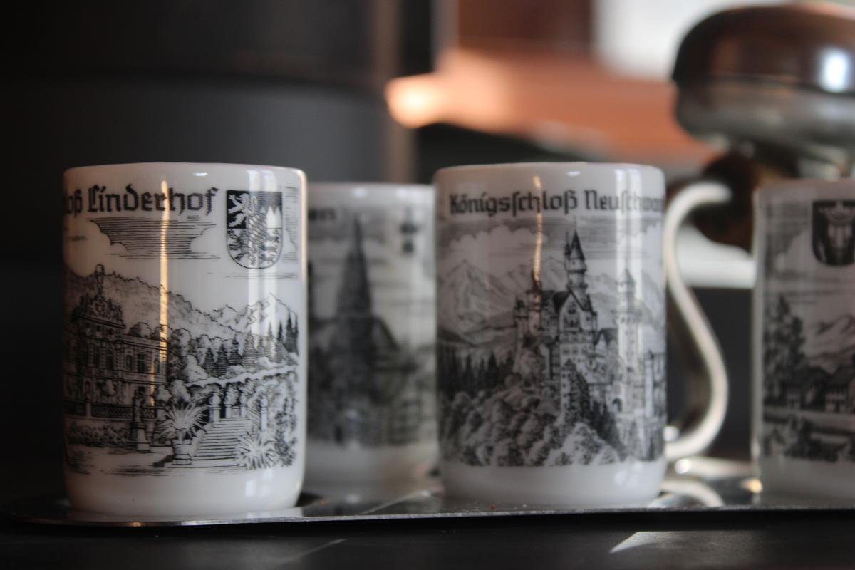 Lea Herrmann;German shot glasses ;These shot glasses each have a place in Germany