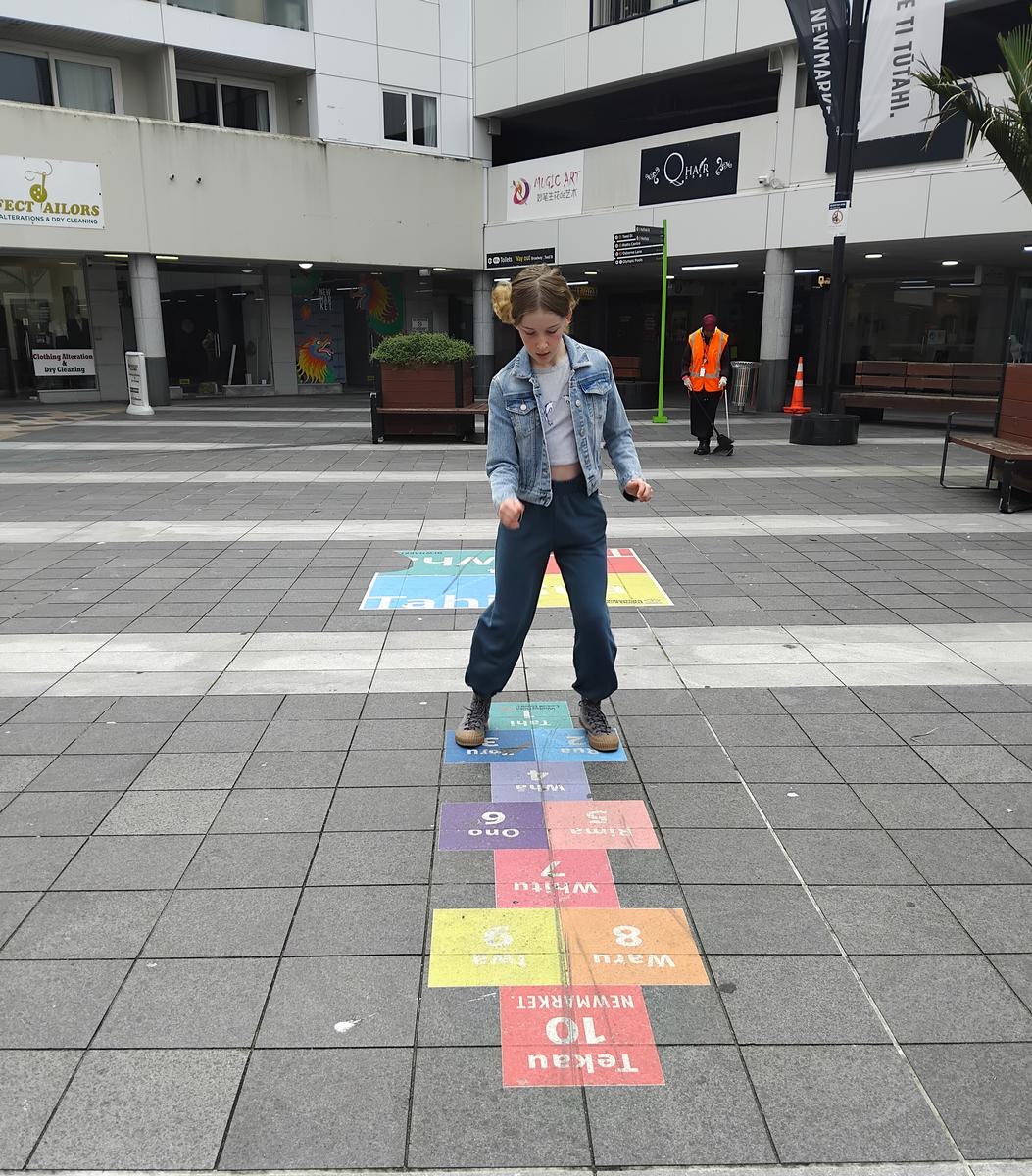 Clare Laing;Hopscotch in Newmarket