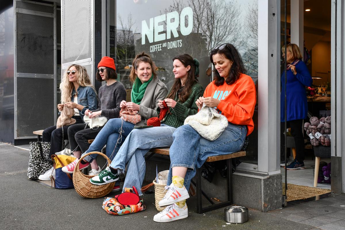 Janet Natta; World knitting day celebrated on Ponsonby Rd