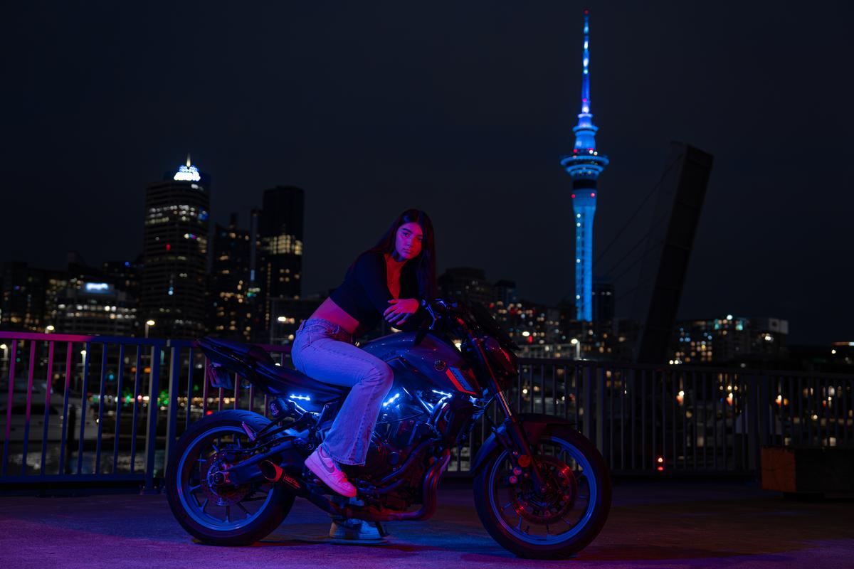 Phonthawat k;City Lights and Motorbike Nights