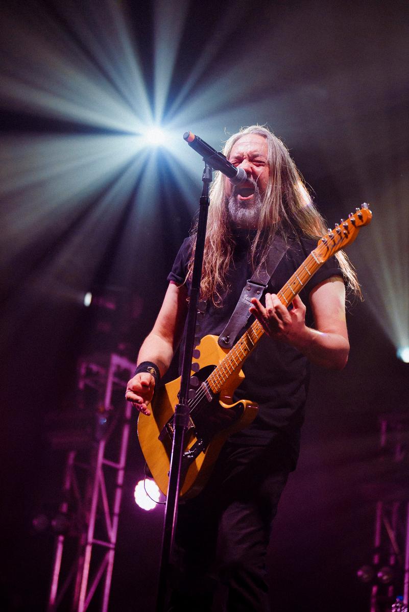 Connor Crawford;Shihad at Spark Arena;Jon Toogood from Shihad playing the last ever Shihad concert