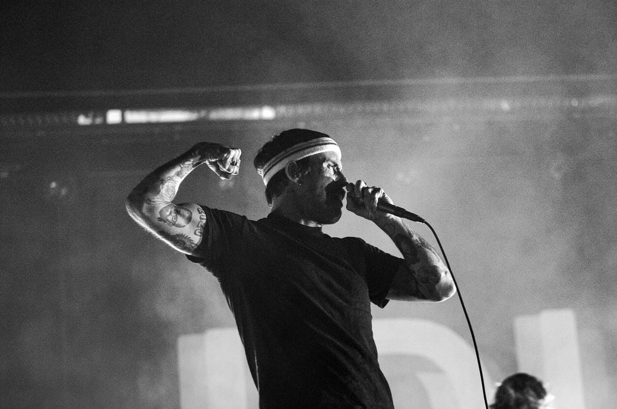 Helena Whitfield;Idles 1;My first arena show, Idles at Spark arena.
