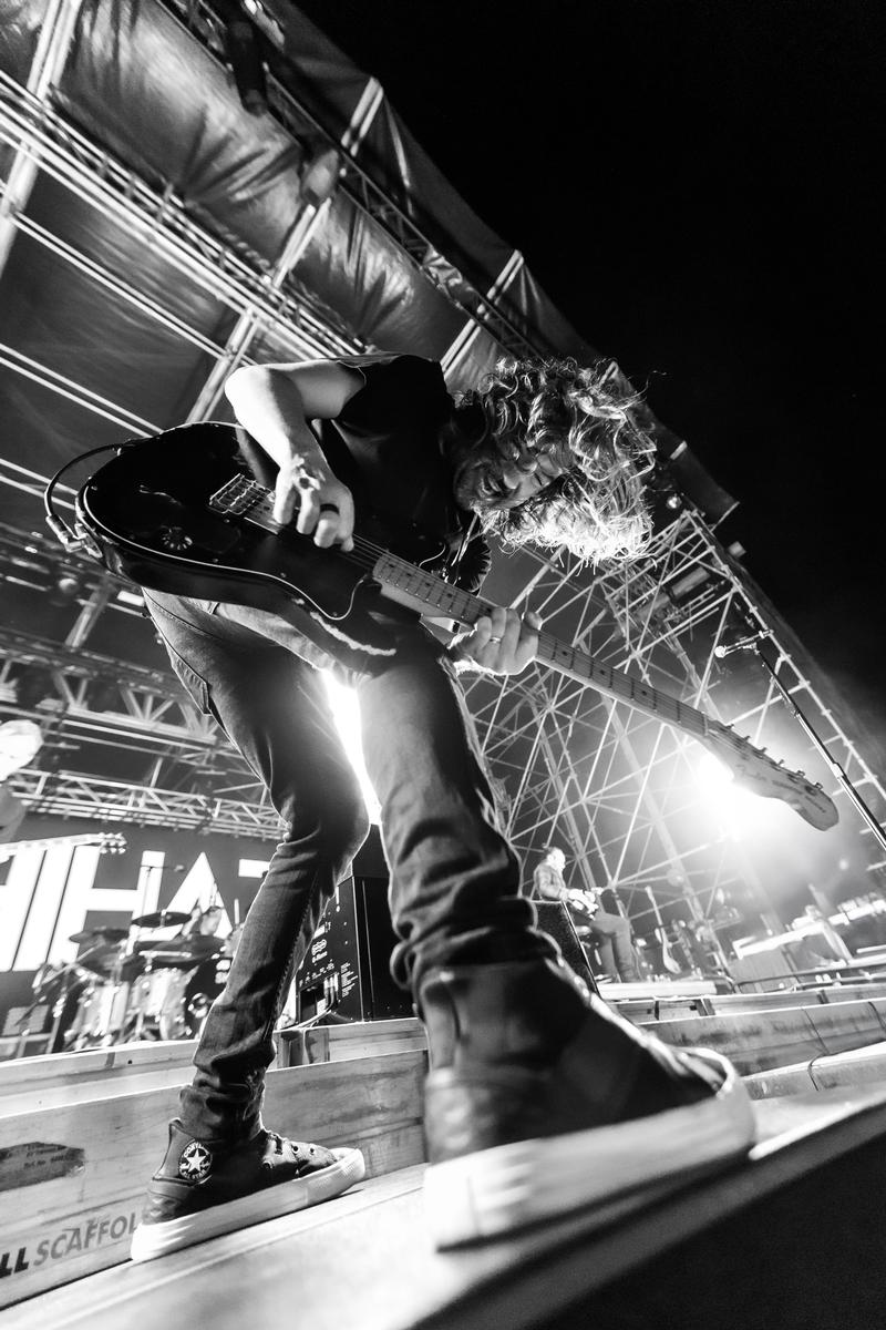 Samantha Davies;Shihad;Jon Toogood owning the rock stage at Wellington Homegrown