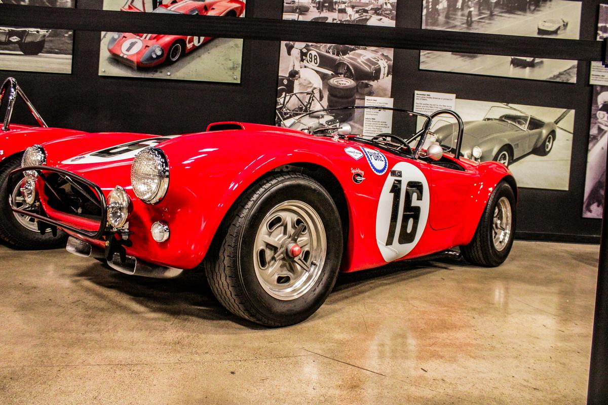 Breyne partridge;1 of only 998 genuine Shelby Cobra's;This photo was taken at the Shelby America museum in Las Vegas