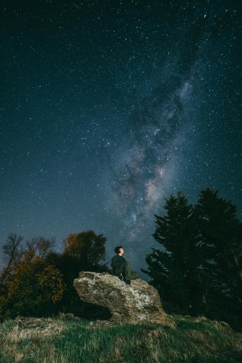 Joel Potter;Self Portait;Self Portrait with Galactic Core