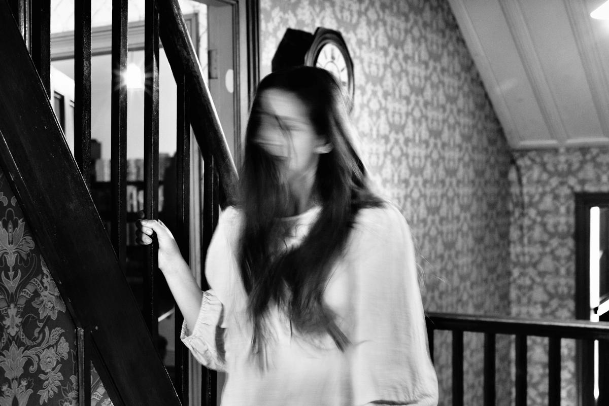 Nina Dorday;Passing Through;This photo captures a fleeting moment — like a ghost passing through a familiar space. The blur suggests memory, motion, or even something unresolved. It’s about how places hold traces of us long after we’ve left, and how time never really stands still.