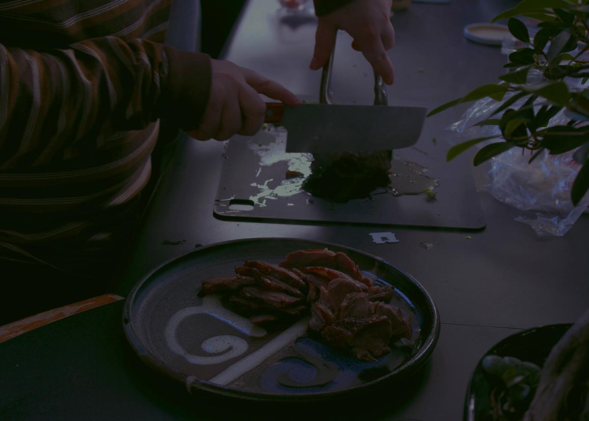 Uriel de Proença Ruiz;Hands That Feed;There’s a quiet reverence in the act of preparing a meal, especially for others. This image captures that moment just before nourishment is shared, where care is translated through touch, steel, and steam.