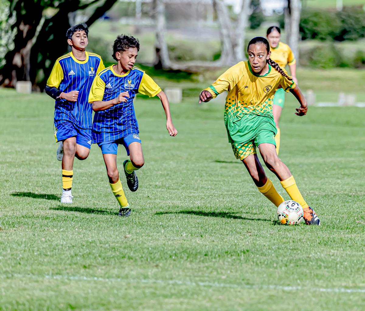 Margaret V Vickers;Matheus is playing for the Raiders against Manurewa. This game took place in Otahuhu.