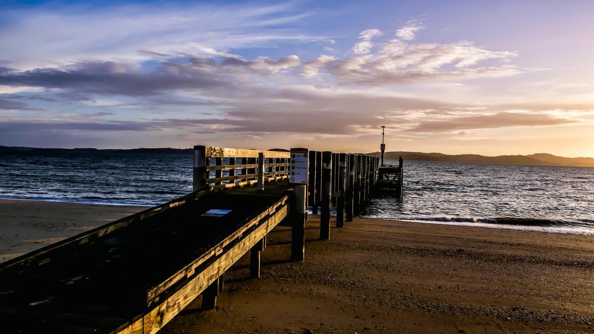 Damian Andrews;Maraetai Wharf Sunrise