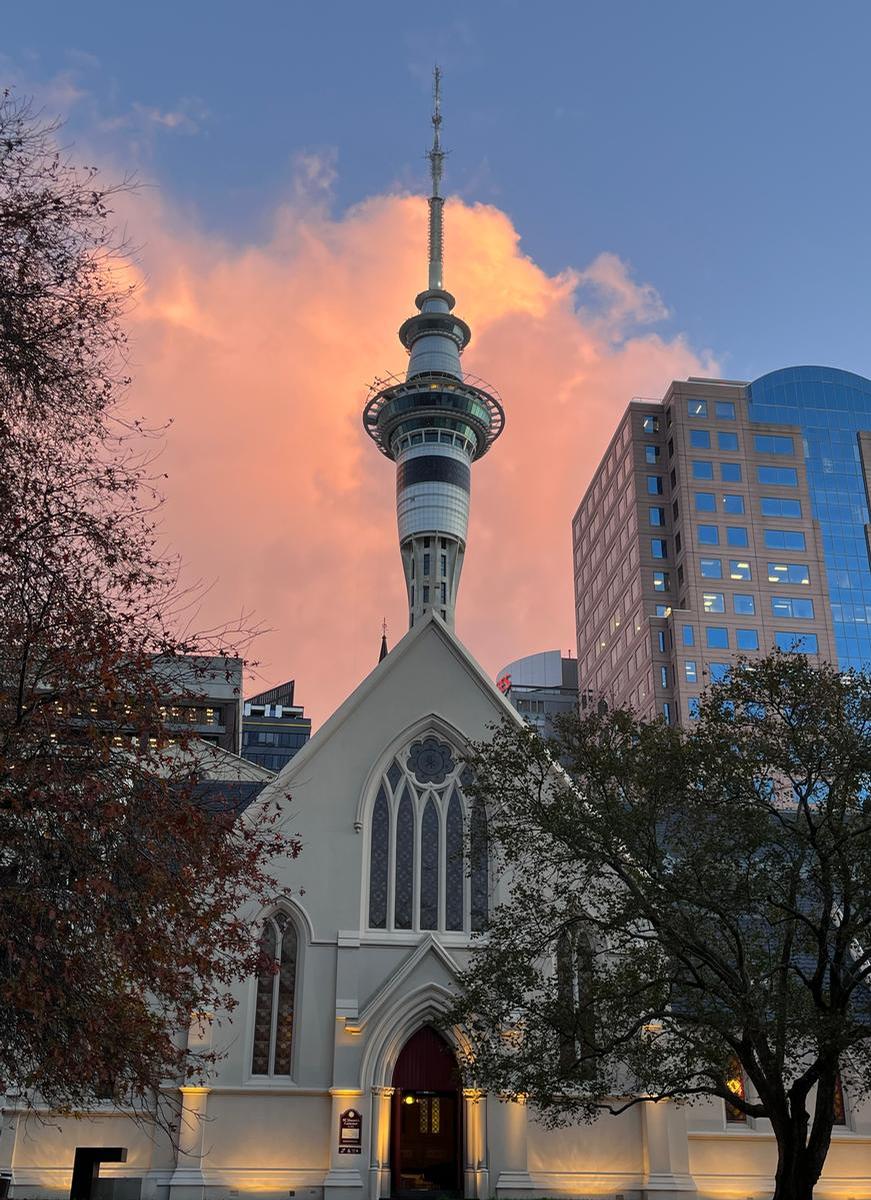 Alan Gaskin;St Patrick's Skytower sunset