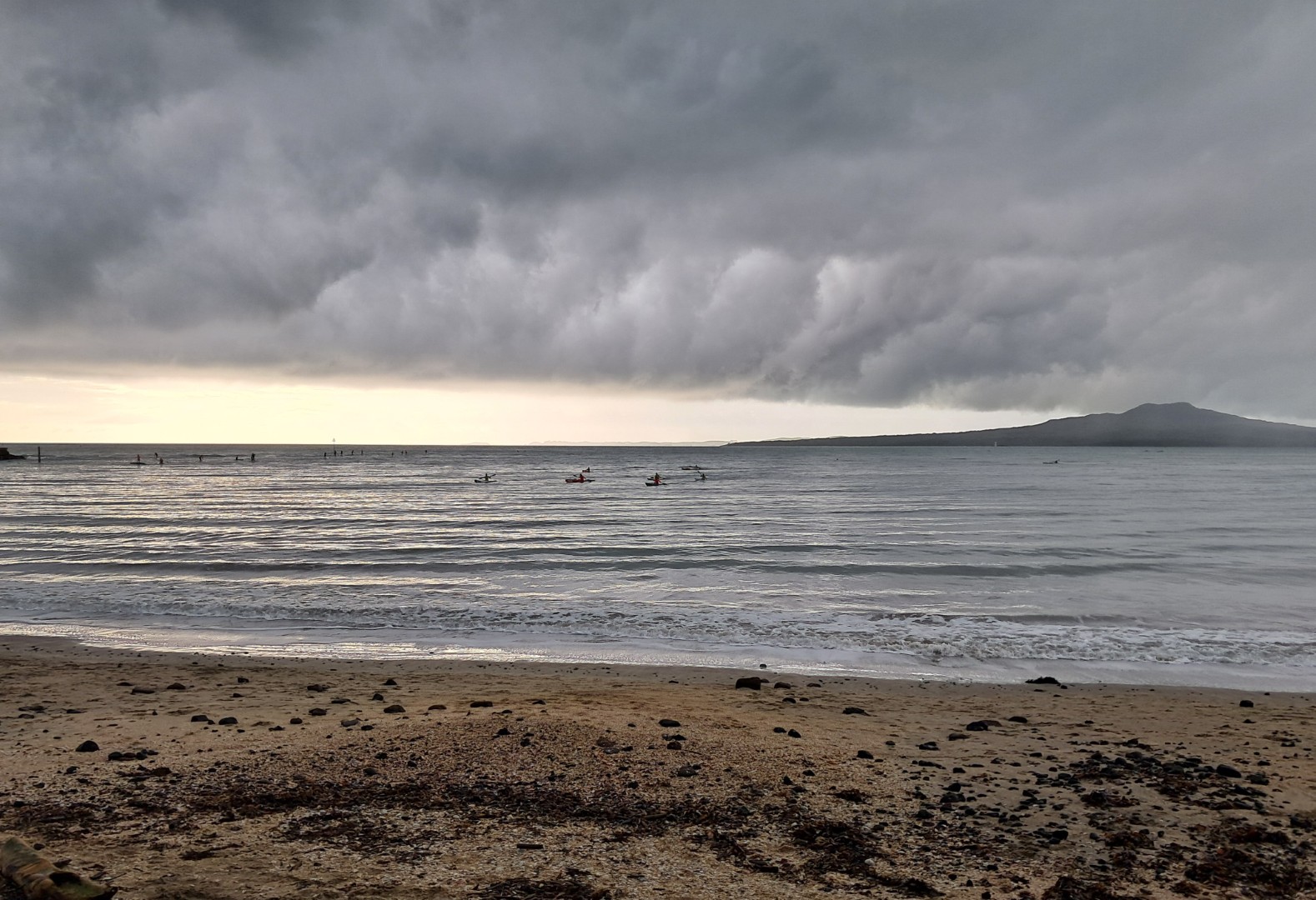 Ruth Murphy;Weather front over Rangitoto